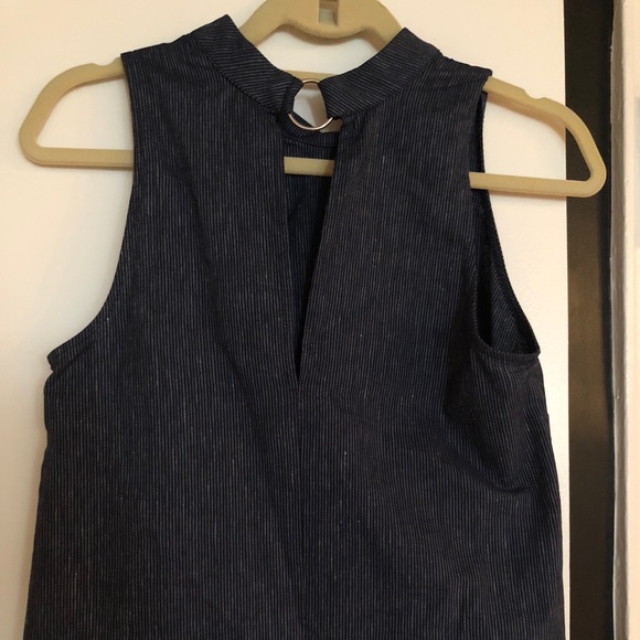 BCBGeneration, denim top. - Picture 4 of 5